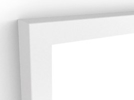 Origins Living Docklands Rectangular Mirror in Matt White
