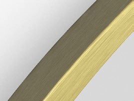 Origins Living Docklands Round Mirror in Brushed Brass