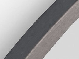 Origins Living Docklands Round Mirror in Gunmetal