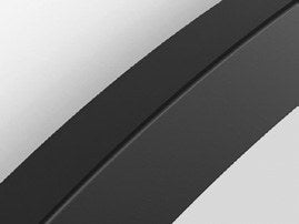 Origins Living Docklands Round Mirror in Matt Black