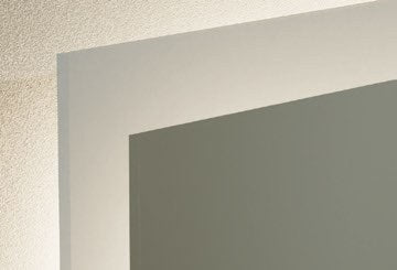 Origins Living Edison Rectangular LED Mirror shown at Natural White 4500K