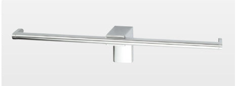 Origins Living Eletech Double Open Toilet Roll Holder in Chrome