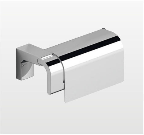 Origins Living Eletech Toilet Roll Holder with Flap in Chrome