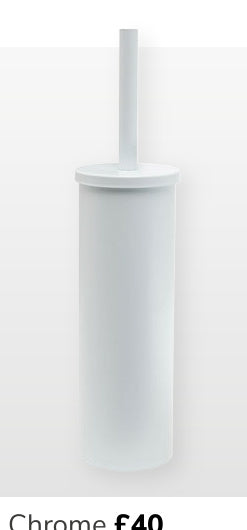 Origins Living Flip Toilet Brush Freestanding in Matt White