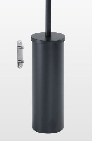 Origins Living Flip Toilet Brush Wall Mounted in Matt Black
