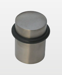 Origins Living Floor Door Stop in Brushed Stainless Steel