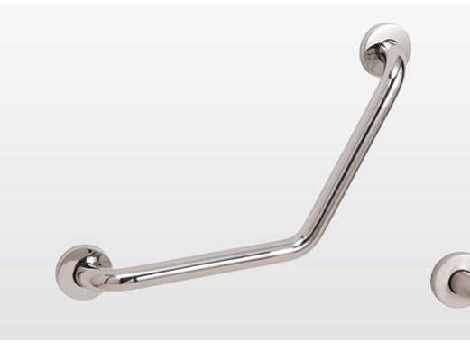 Origins Living G Pro Angled Grab Bar in Polished Stainless Steel