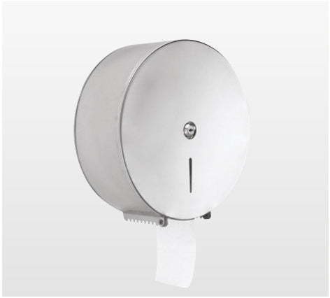 Origins Living Gedy Rollpaper Dispenser with Safety Lock in Polished Stainless Steel