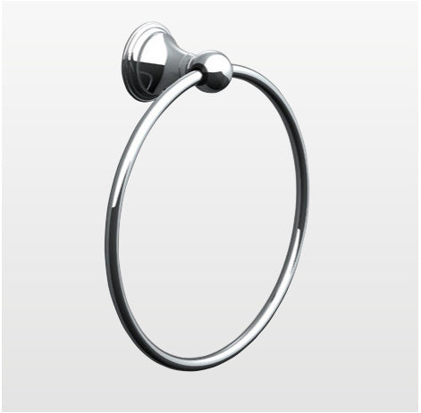 Origins Living Genoa Towel Ring in Chrome