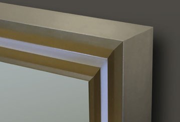 Origins Living Lexington LED Mirror in Brushed Light Bronze