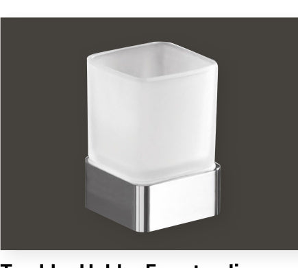 Origins Living Lounge Tumbler Holder Freestanding in Chrome