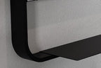 Origins Living Ludgate Mirror with Shelf in Matt Black