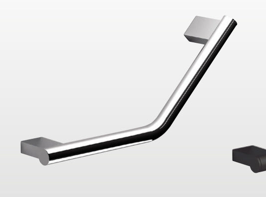 Origins Living Lux Angled Grab Bar in Chrome