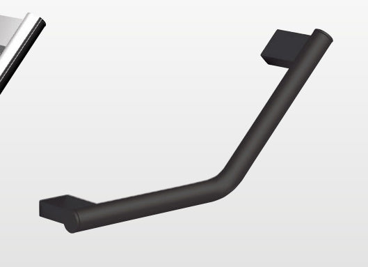 Origins Living Lux Angled Grab Bar in Matt Black