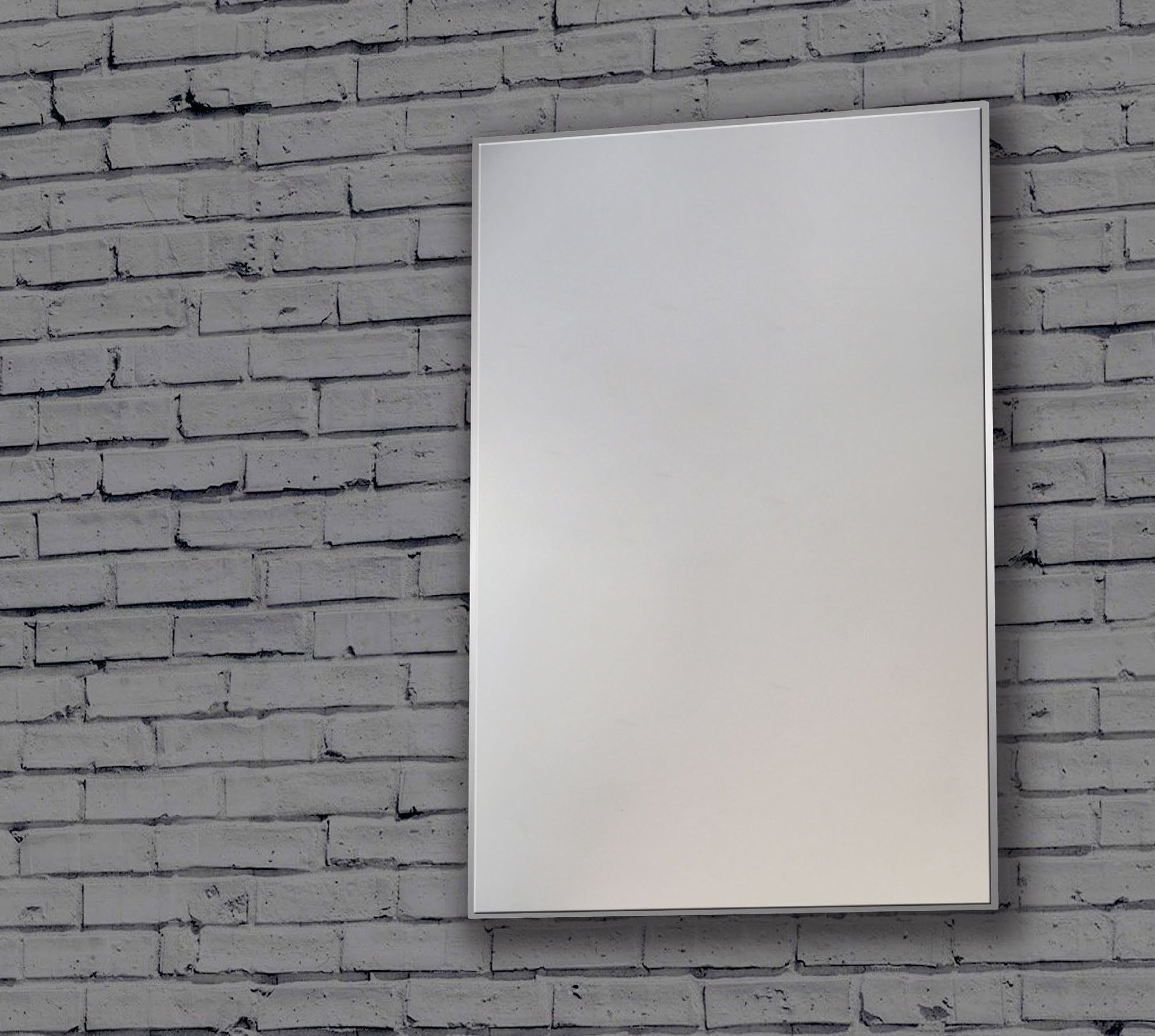 Origins Living Metro 60 Framed Mirror in a bathroom setting