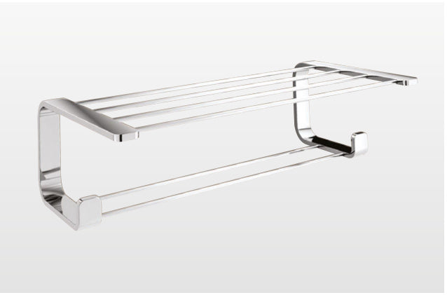 Origins Living Outline Double Towel Rack in Chrome