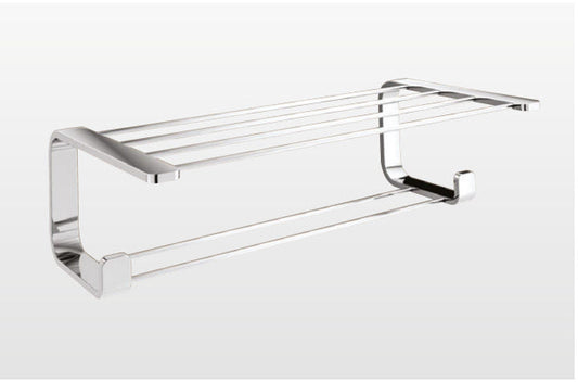 Origins Living Outline Double Towel Rack in Chrome