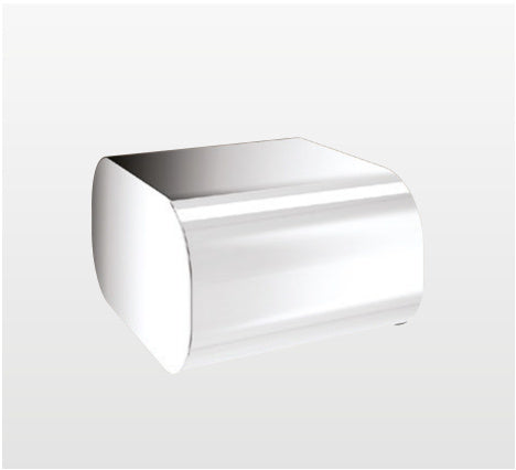 Origins Living Outline Toilet Roll Holder with Cover in Chrome