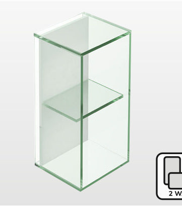Origins Living Pier Glass 2 Box Shelf Rectangular in Clear