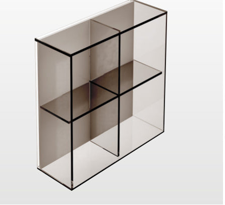 Origins Living Pier Glass 4 Box Shelf Square in Bronze