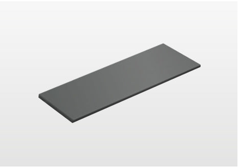Origins Living Pier Glass Shelf in Matt Black