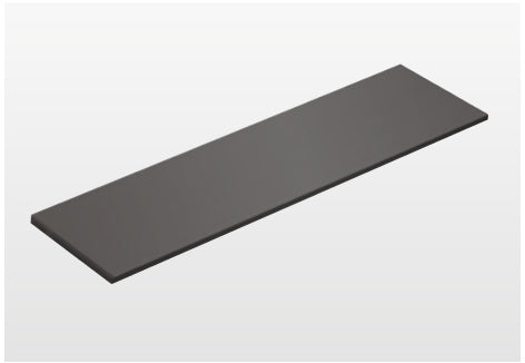 Origins Living Pier Glass Shelf in Matt Black