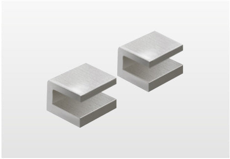 Origins Living Pier Shelf Brackets x2 in Brushed Nickel