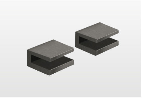 Origins Living Pier Shelf Brackets x2 in Gunmetal