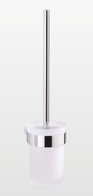 Origins Living Pirenei WC Brush Set Wall Mounted in Chrome