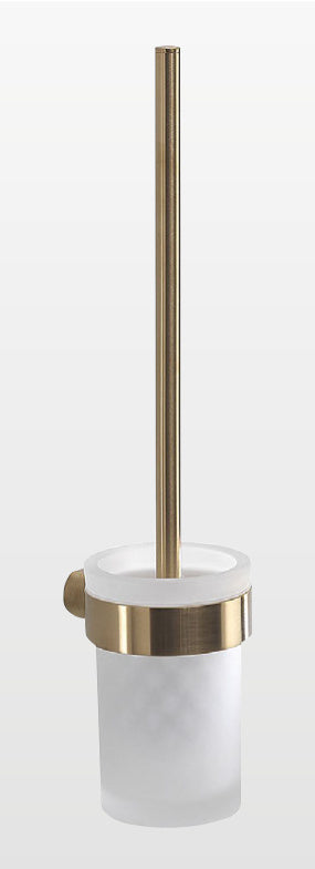 Origins Living Pirenei WC Brush Set Wall Mounted in Brushed Nickel