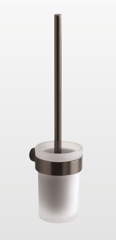 Origins Living Pirenei WC Brush Set Wall Mounted in Gunmetal