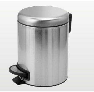 Origins Living Potty Pedal Bin 3L in Brushed Stainless Steel