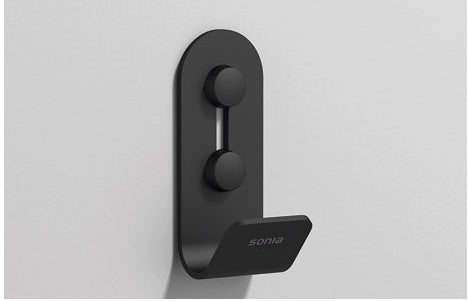 Origins Living Quick Single Hook in Matt Black