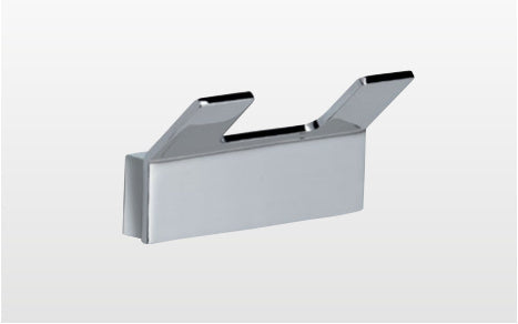 Origins Living Rectangular Double Hook in Chrome