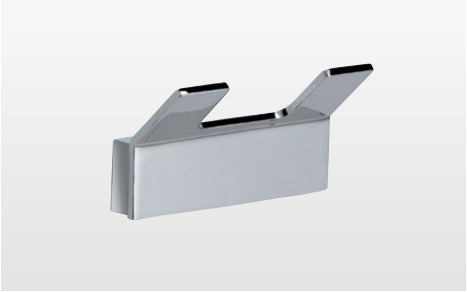 Origins Living Rectangular Double Hook in Chrome
