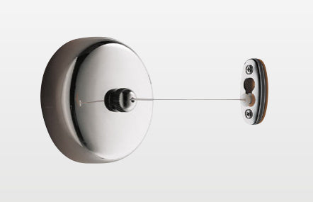 Origins Living Retractable Clothes Line in Chrome