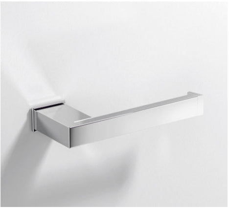 Origins Living S Cube Open Toilet Roll Holder in Chrome