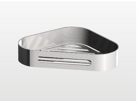 Origins Living Sonia S5 Corner Basket in Polished Stainless Steel