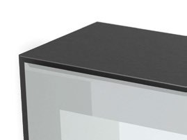 Origins Living Tate Light LED Mirror in Matt Black