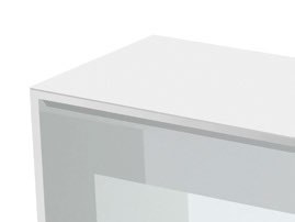 Origins Living Tate Light LED Mirror in Matt White