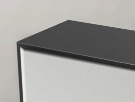 Origins Living Tate Rectangular Mirror in Matt Black