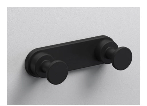 Origins Living Tecno Project Double Hook in Matt Black