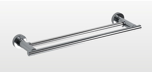 Origins Living Tecno Project Double Towel Rail in Chrome