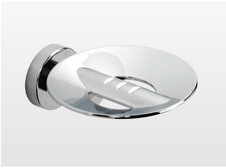 Origins Living Tecno Project Metal Soap Dish with Holes in Chrome
