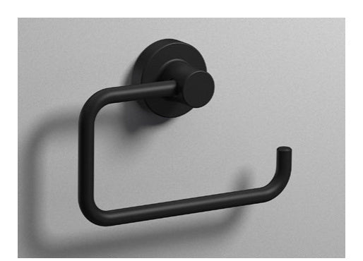 Origins Living Tecno Project Open Toilet Roll Holder in Matt Black