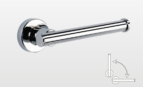 Origins Living Tecno Project Spare/Open Toilet Roll Holder in Chrome