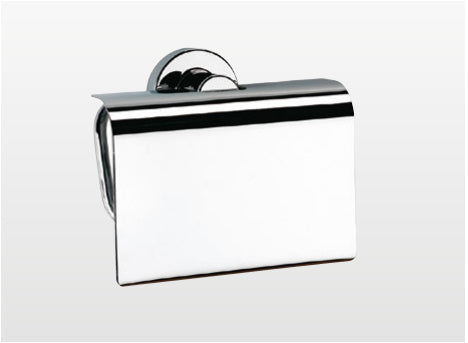 Origins Living Tecno Project Toilet Roll Holder with Flap in Chrome