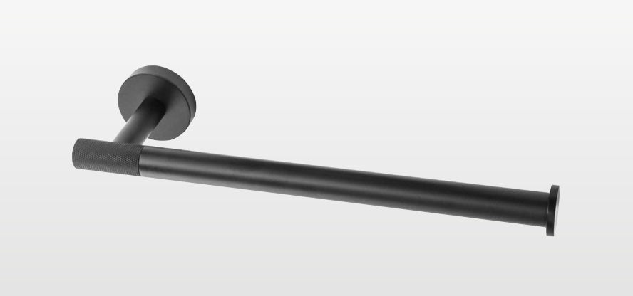 Origins Living Turner Open Towel Bar in Matt Black