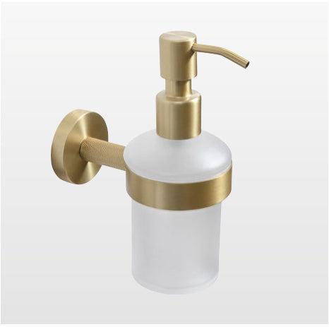 Origins Living Turner Soap Dispenser in Brushed Brass
