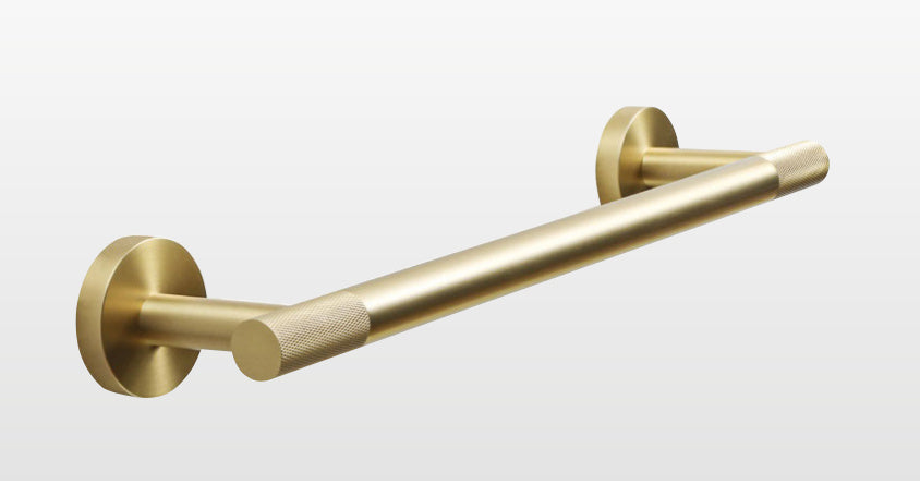 Origins Living Turner Towel Rail in Brushed Brass